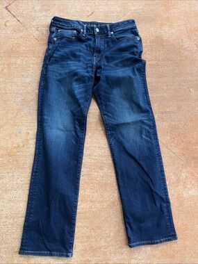 American Eagle AirFlex+Tech Temp Slim Stretch Dark Blue Jeans Men Size 31 x 32